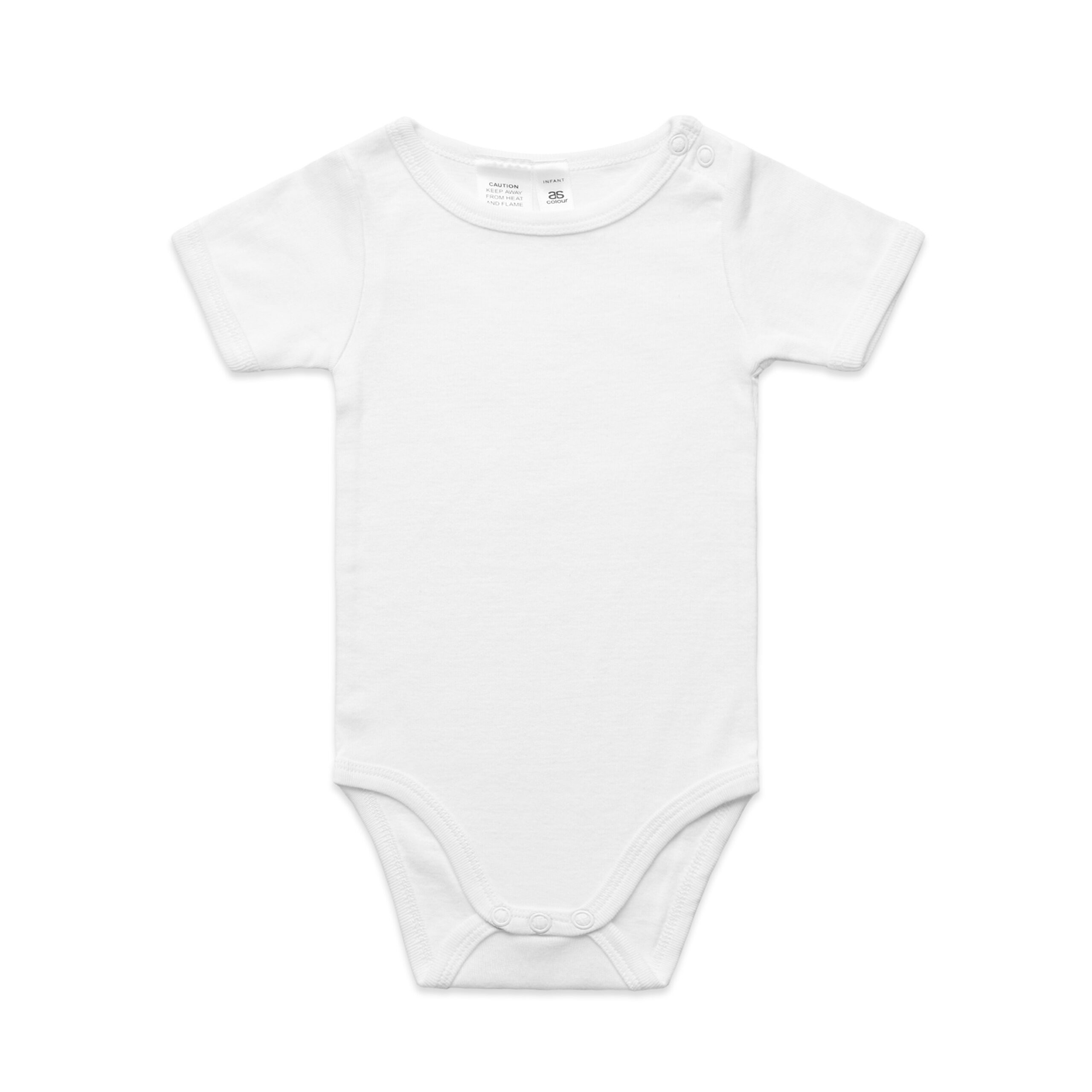 ASColour Infant Mini Me One Piece white scaled ASColour Infant Mini Me One Piece white scaled