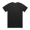 ASColour Mens Active Blend Tee black back ASColour Mens Active Blend Tee black back