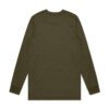 ASColour Mens Base LS Tee army back ASColour Mens Base LS Tee army back