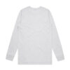 ASColour Mens Base LS Tee ash heather back ASColour Mens Base LS Tee ash heather back