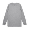 ASColour Mens Base LS Tee grey marle ASColour Mens Base LS Tee grey marle