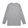 ASColour Mens Base LS Tee grey marle back ASColour Mens Base LS Tee grey marle back