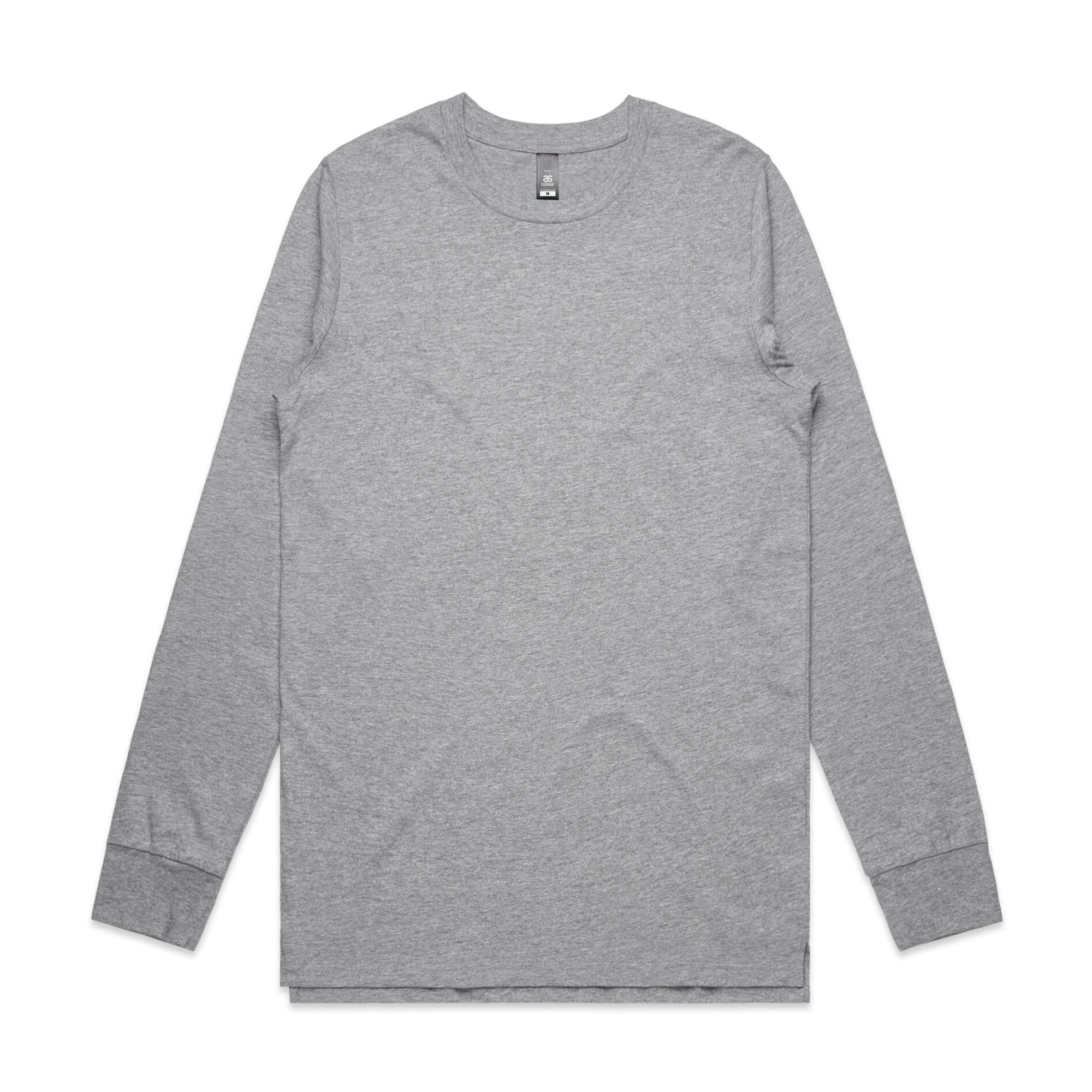 ASColour Mens Base LS Tee grey marle ASColour Mens Base LS Tee grey marle