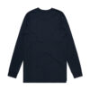 ASColour Mens Base LS Tee navy back ASColour Mens Base LS Tee navy back