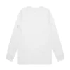 ASColour Mens Base LS Tee white back ASColour Mens Base LS Tee white back