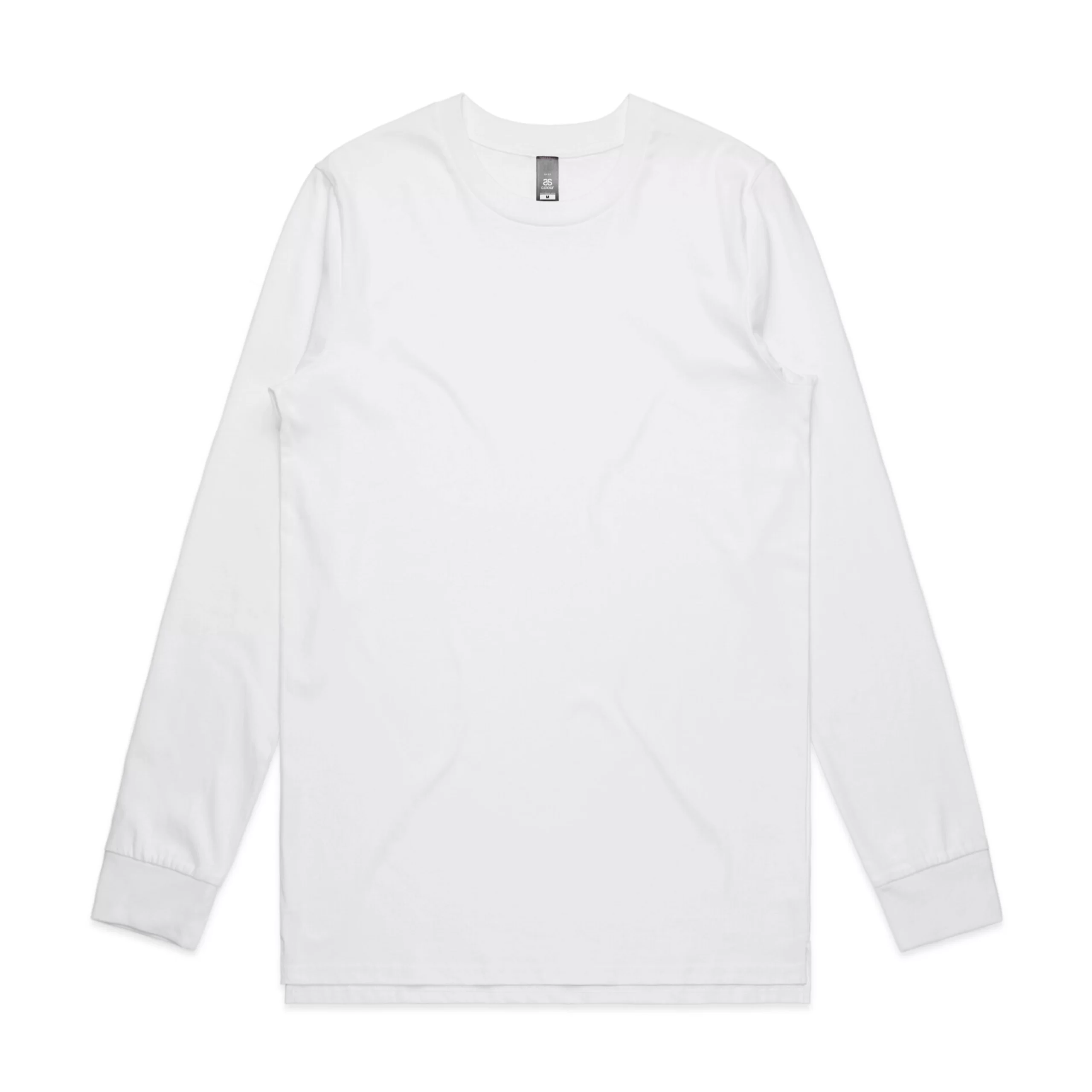 ASColour Mens Base LS Tee white scaled ASColour Mens Base LS Tee white scaled