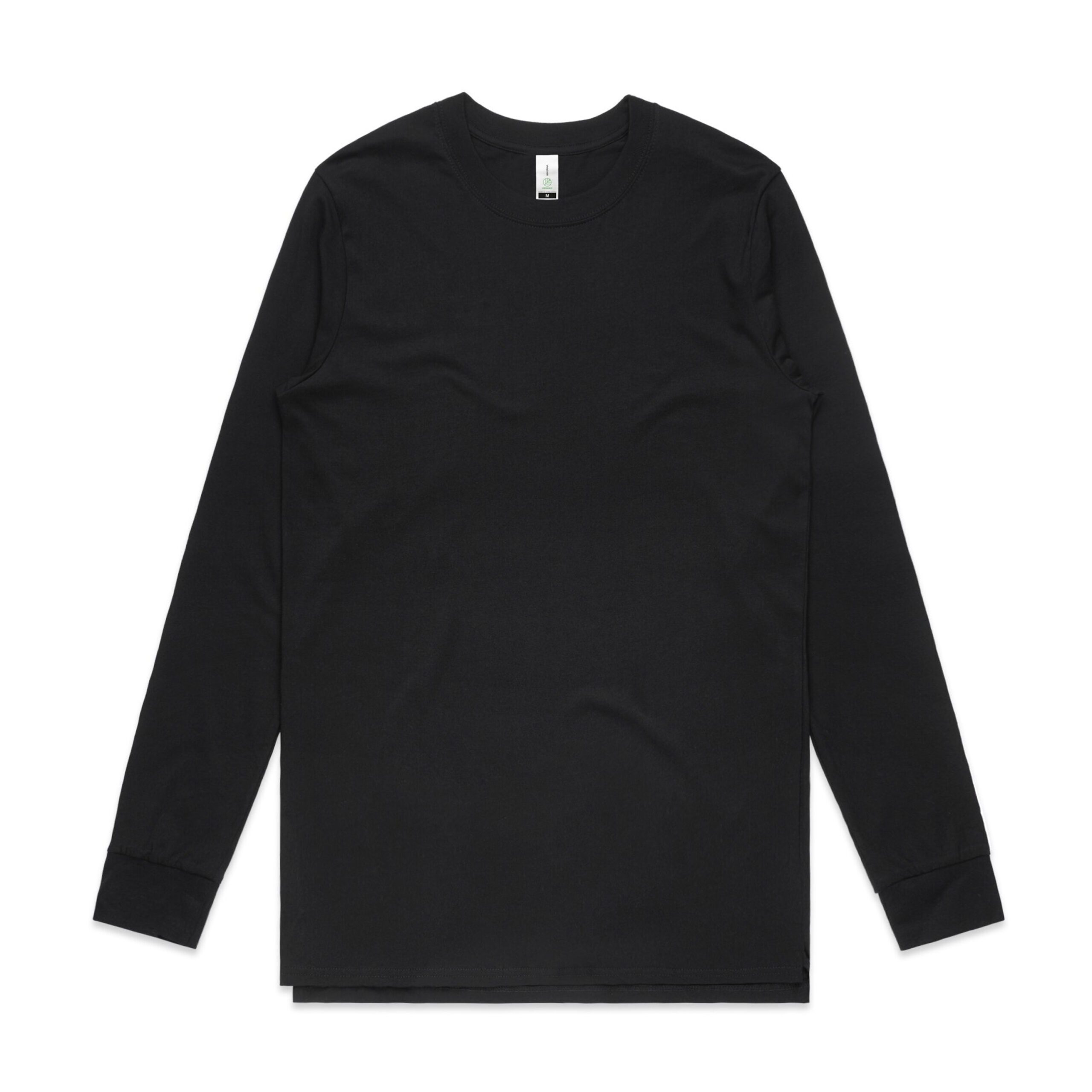 ASColour Mens Base Organic LS Tee black scaled ASColour Mens Base Organic LS Tee black scaled