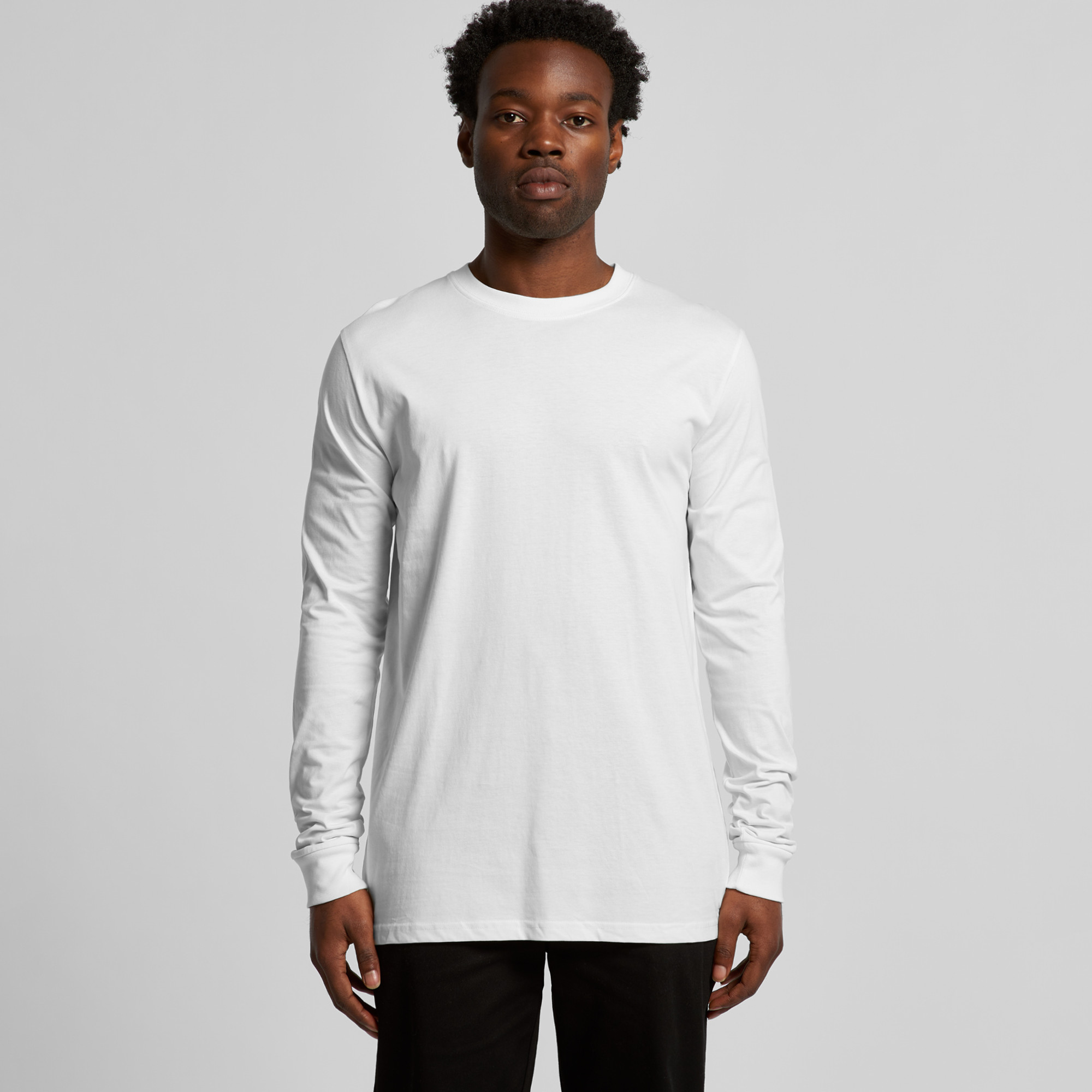 ASColour Mens Base Organic LS Tee main ASColour Mens Base Organic LS Tee main