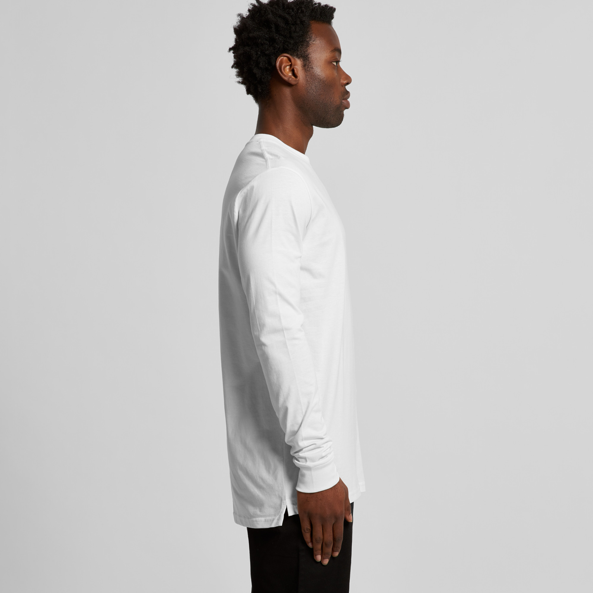 ASColour Mens Base Organic LS Tee side ASColour Mens Base Organic LS Tee side