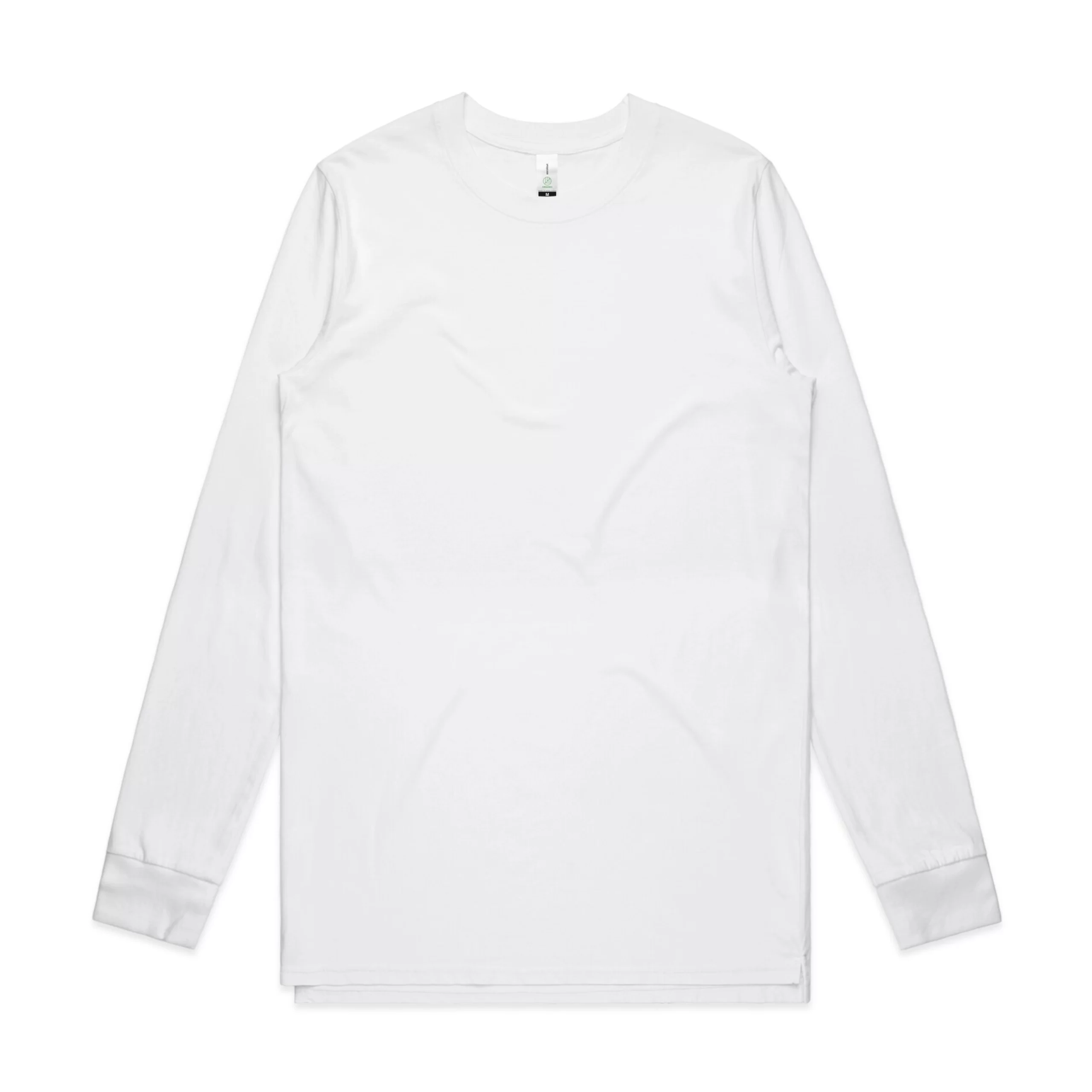 ASColour Mens Base Organic LS Tee white scaled ASColour Mens Base Organic LS Tee white scaled