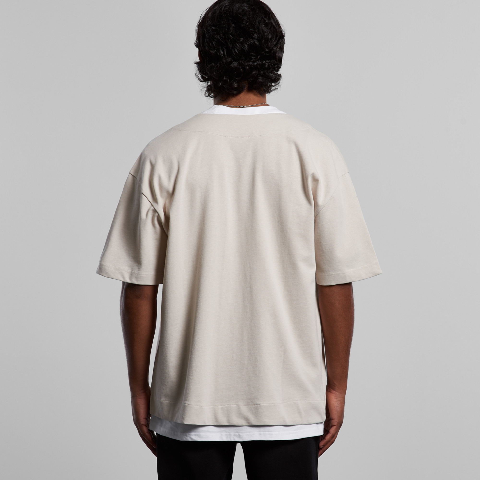 ASColour Mens Baseball Jersey back ASColour Mens Baseball Jersey back