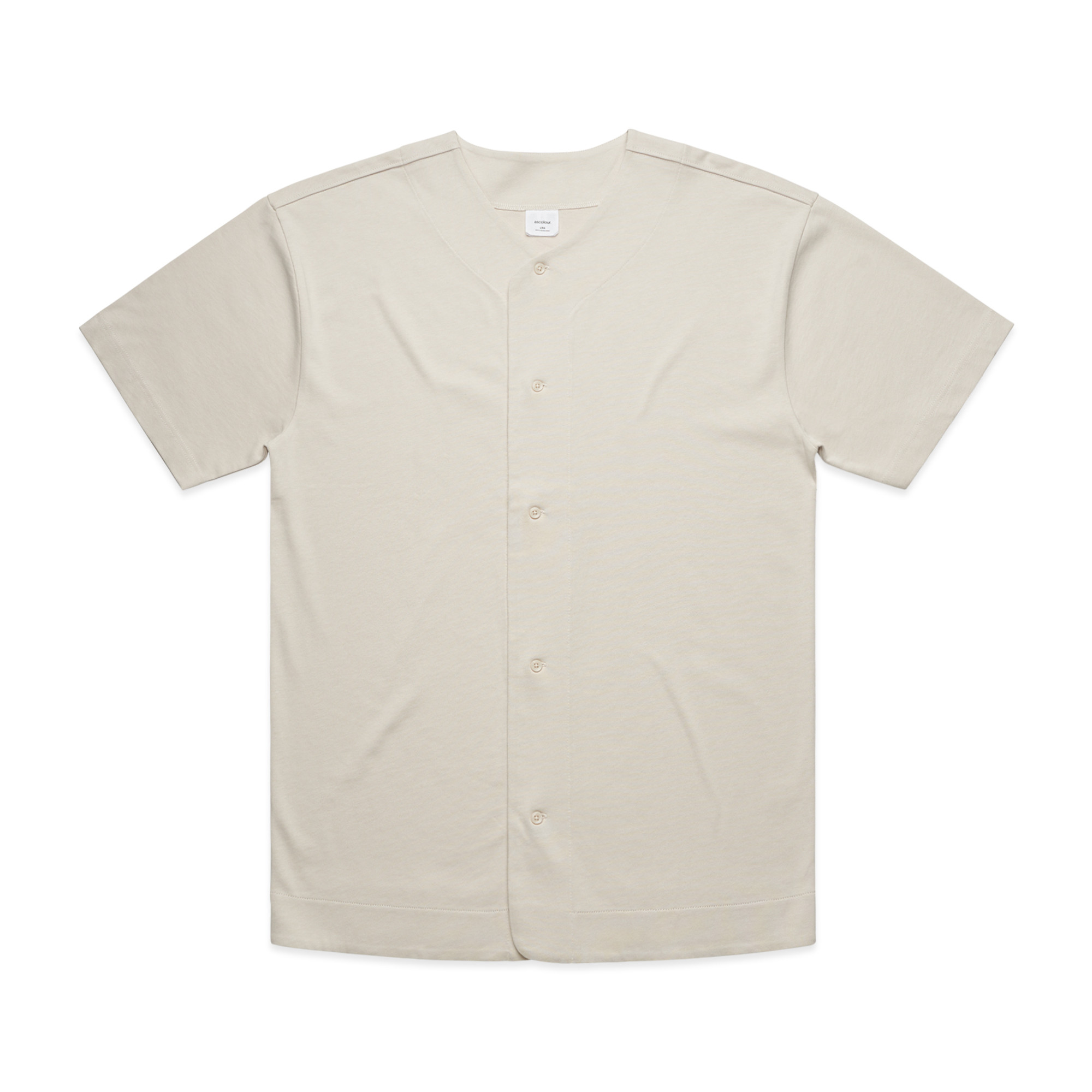 ASColour Mens Baseball Jersey bone ASColour Mens Baseball Jersey bone