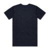 ASColour Mens Basic Tee navy back ASColour Mens Basic Tee navy back