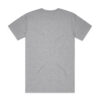 ASColour Mens Block Tee 4XL–5XL grey marle back
