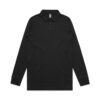 ASColour Mens Chad LS Polo black ASColour Mens Chad LS Polo black