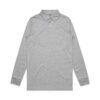 ASColour Mens Chad LS Polo grey marle scaled ASColour Mens Chad LS Polo grey marle scaled