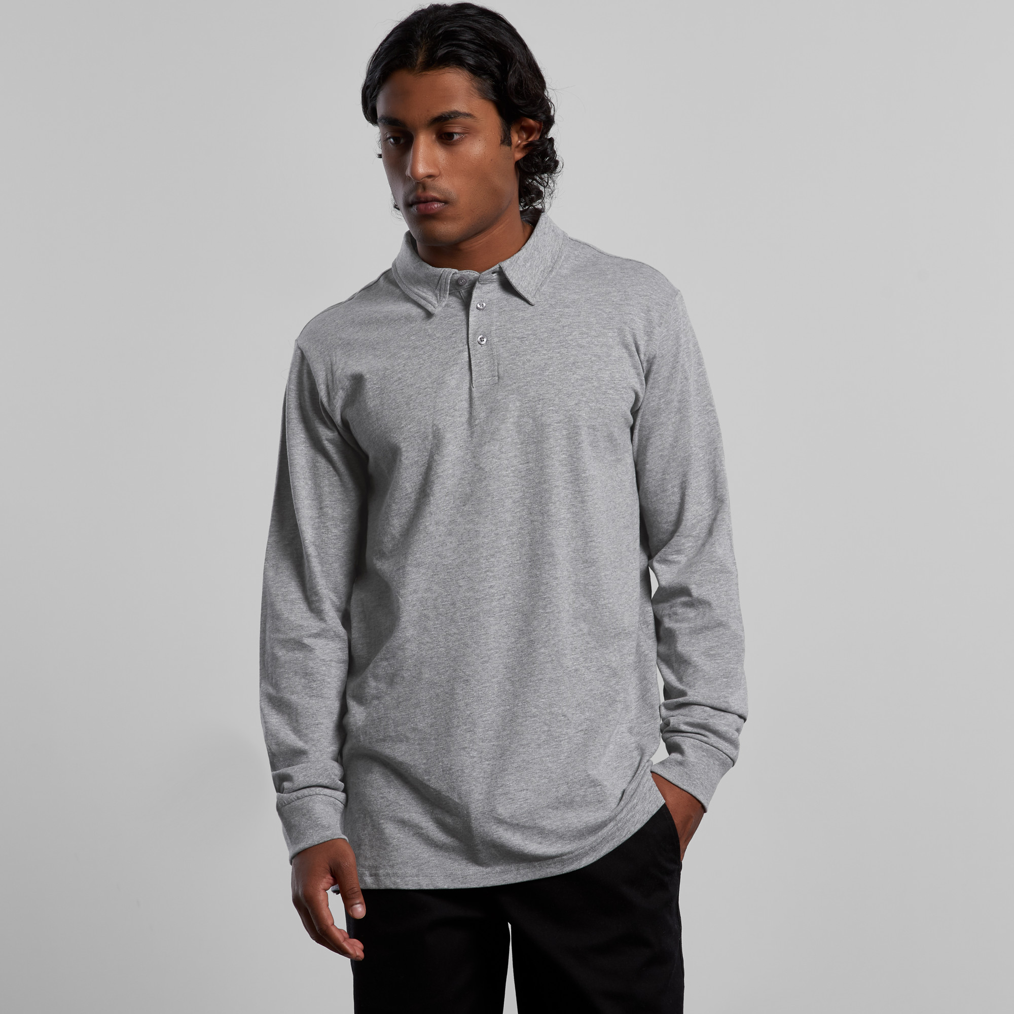 ASColour Mens Chad LS Polo loose ASColour Mens Chad LS Polo loose