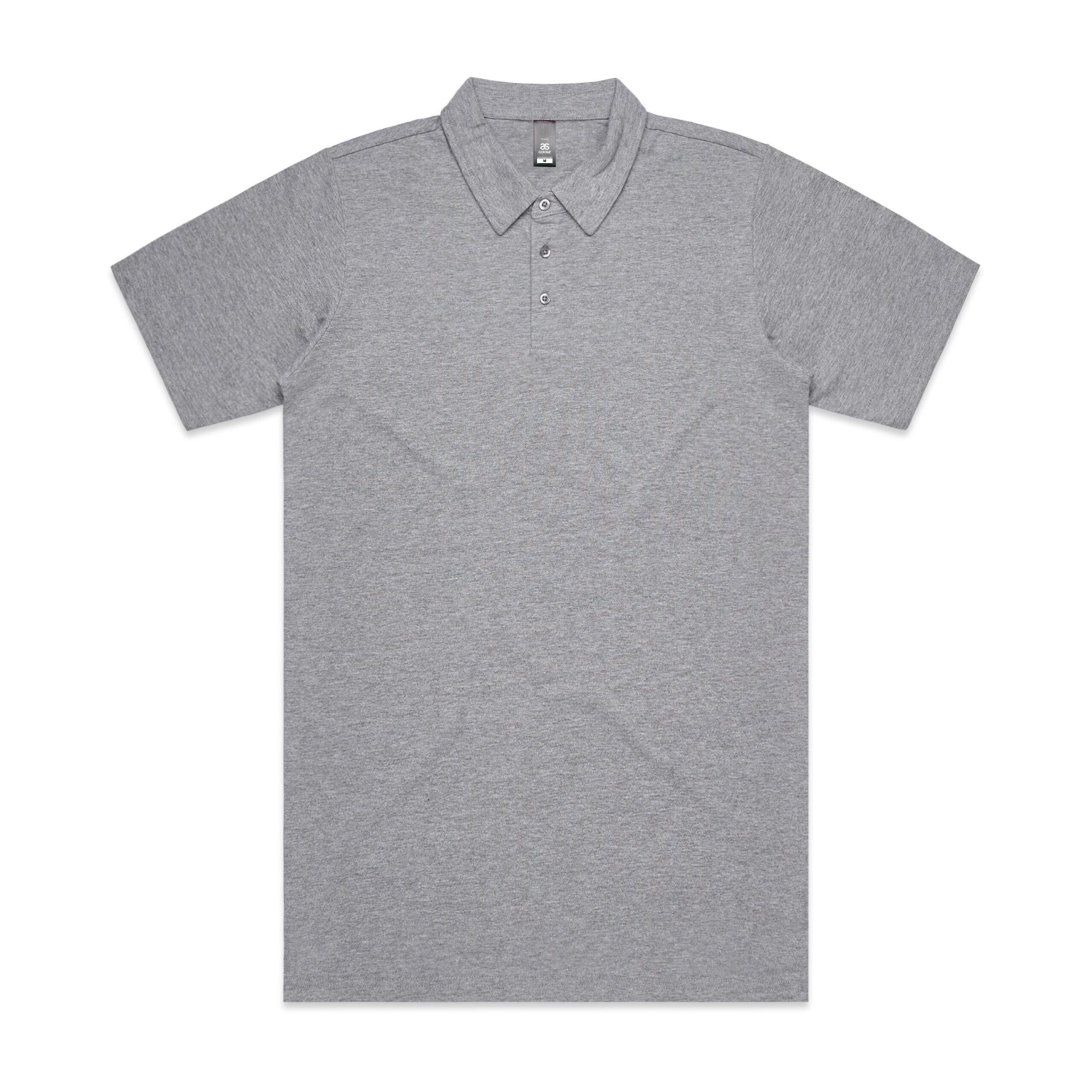 ASColour Mens Chad Polo grey marle scaled ASColour Mens Chad Polo grey marle scaled