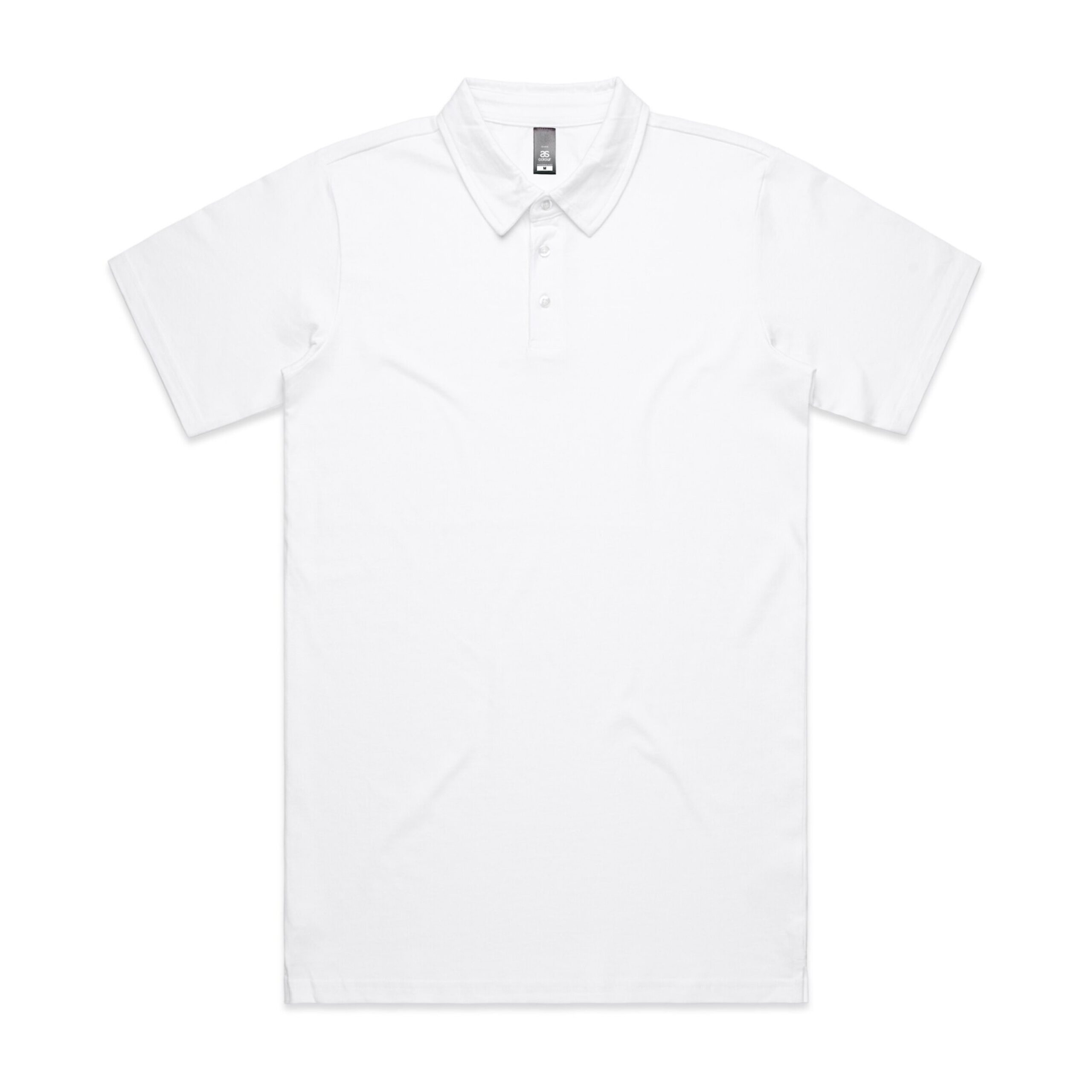 ASColour Mens Chad Polo white scaled ASColour Mens Chad Polo white scaled