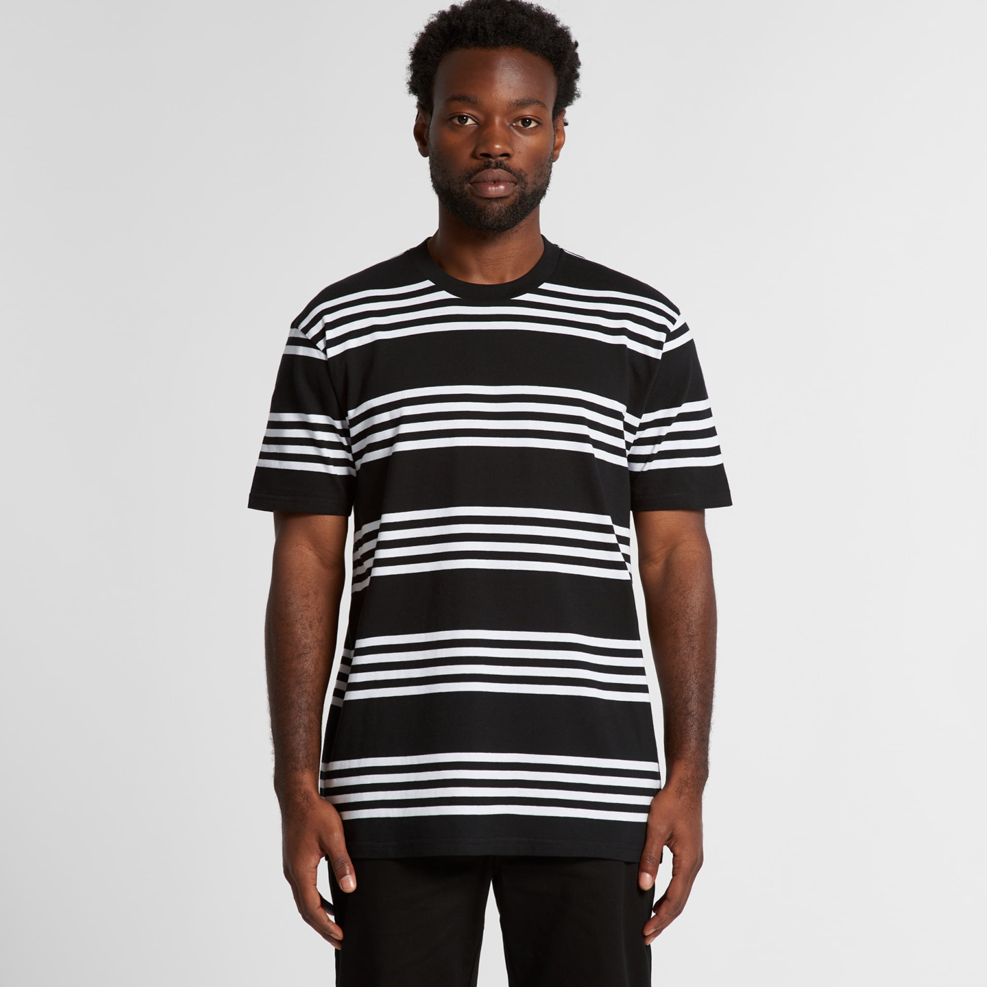 ASColour Mens Classic Quad Stripe Tee main ASColour Mens Classic Quad Stripe Tee main