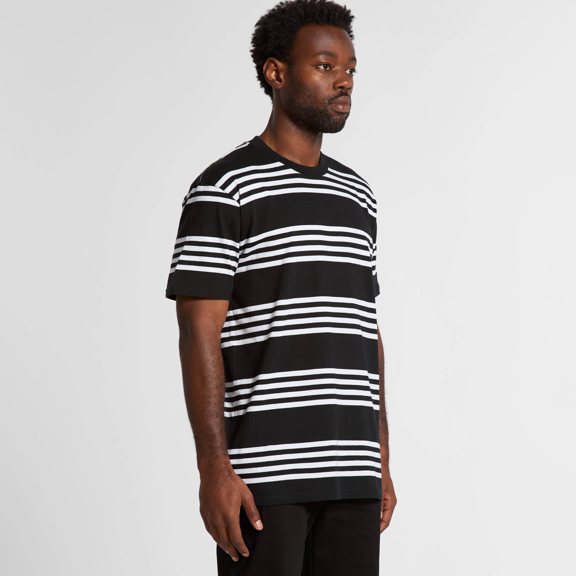 ASColour Mens Classic Quad Stripe Tee turn ASColour Mens Classic Quad Stripe Tee turn