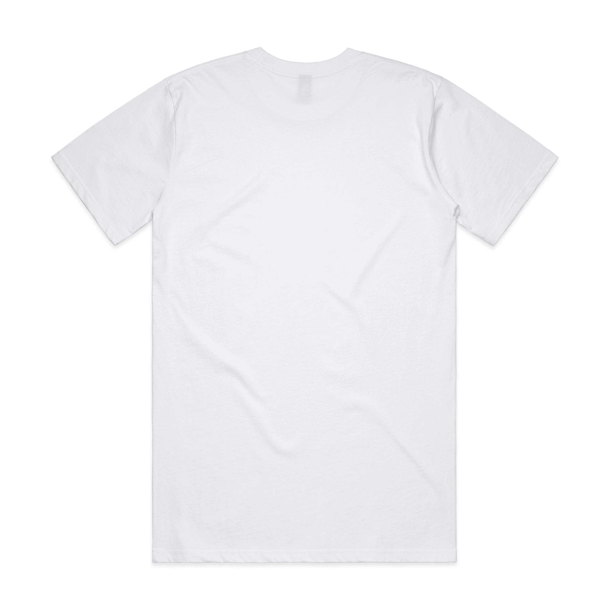 ASColour Mens Classic Tee 4XL–5XL white back ASColour Mens Classic Tee 4XL–5XL white back