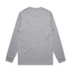 ASColour Mens General LS Tee grey marle back ASColour Mens General LS Tee grey marle back