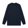 ASColour Mens General LS Tee navy back ASColour Mens General LS Tee navy back