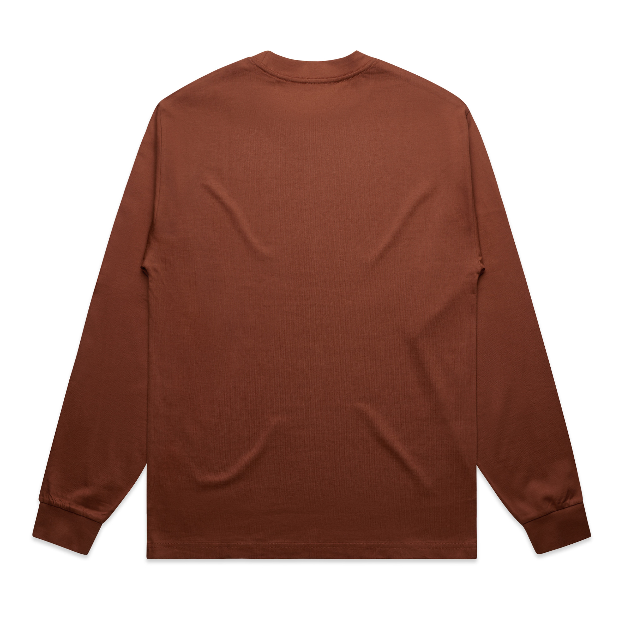 ASColour Mens Heavy LS Tee clay back ASColour Mens Heavy LS Tee clay back