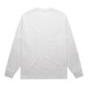 ASColour Mens Heavy LS Tee white back ASColour Mens Heavy LS Tee white back
