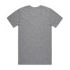 ASColour Mens Organic Tee grey marle back ASColour Mens Organic Tee grey marle back