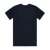 ASColour Mens Organic Tee navy back ASColour Mens Organic Tee navy back