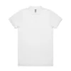 ASColour Mens Pique Polo white scaled ASColour Mens Pique Polo white scaled