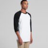 ASColour Mens Raglan Tee turn ASColour Mens Raglan Tee turn