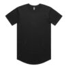 ASColour Mens Staple Curve Tee black scaled ASColour Mens Staple Curve Tee black scaled