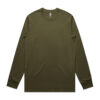 ASColour Mens Staple LS Tee army scaled