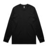 ASColour Mens Staple LS Tee black scaled