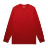 ASColour Mens Staple LS Tee red scaled