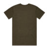 ASColour Mens Staple Marle Tee army marle back ASColour Mens Staple Marle Tee army marle back