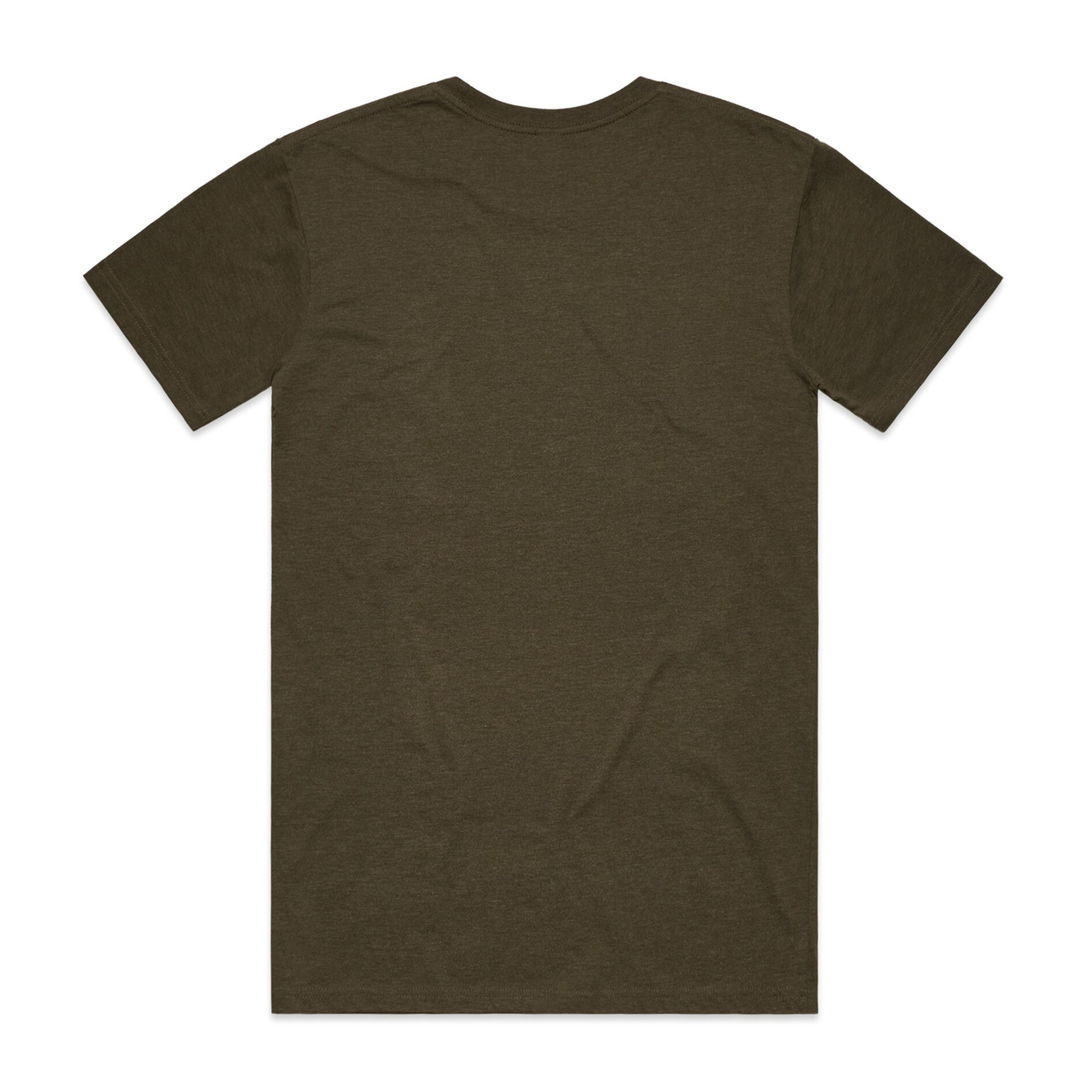 ASColour Mens Staple Marle Tee army marle back ASColour Mens Staple Marle Tee army marle back