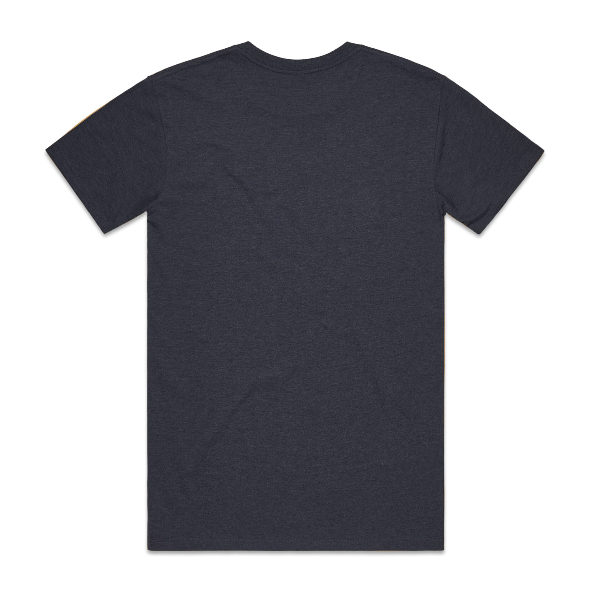 ASColour Mens Staple Marle Tee navy marle back ASColour Mens Staple Marle Tee navy marle back