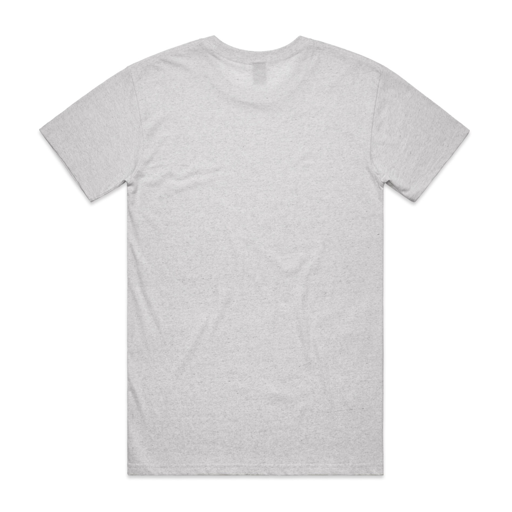 ASColour Mens Staple Marle Tee white marle back ASColour Mens Staple Marle Tee white marle back