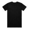 ASColour Mens Staple Plus Tee black back ASColour Mens Staple Plus Tee black back