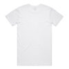 ASColour Mens Staple Plus Tee white back ASColour Mens Staple Plus Tee white back