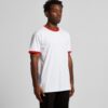 ASColour Mens Staple Ringer Tee turn