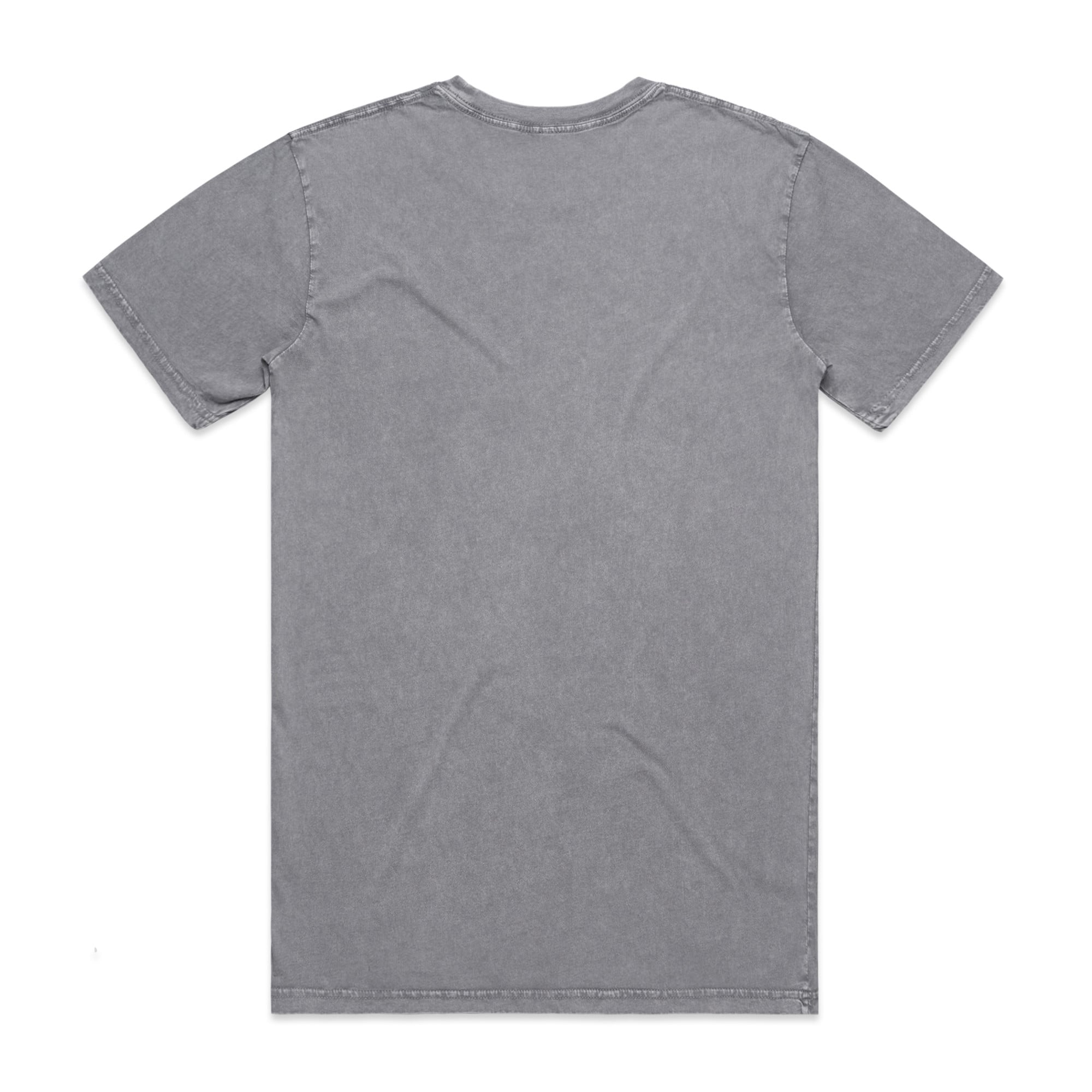 ASColour Mens Staple Stone Wash Tee ash stone back ASColour Mens Staple Stone Wash Tee ash stone back