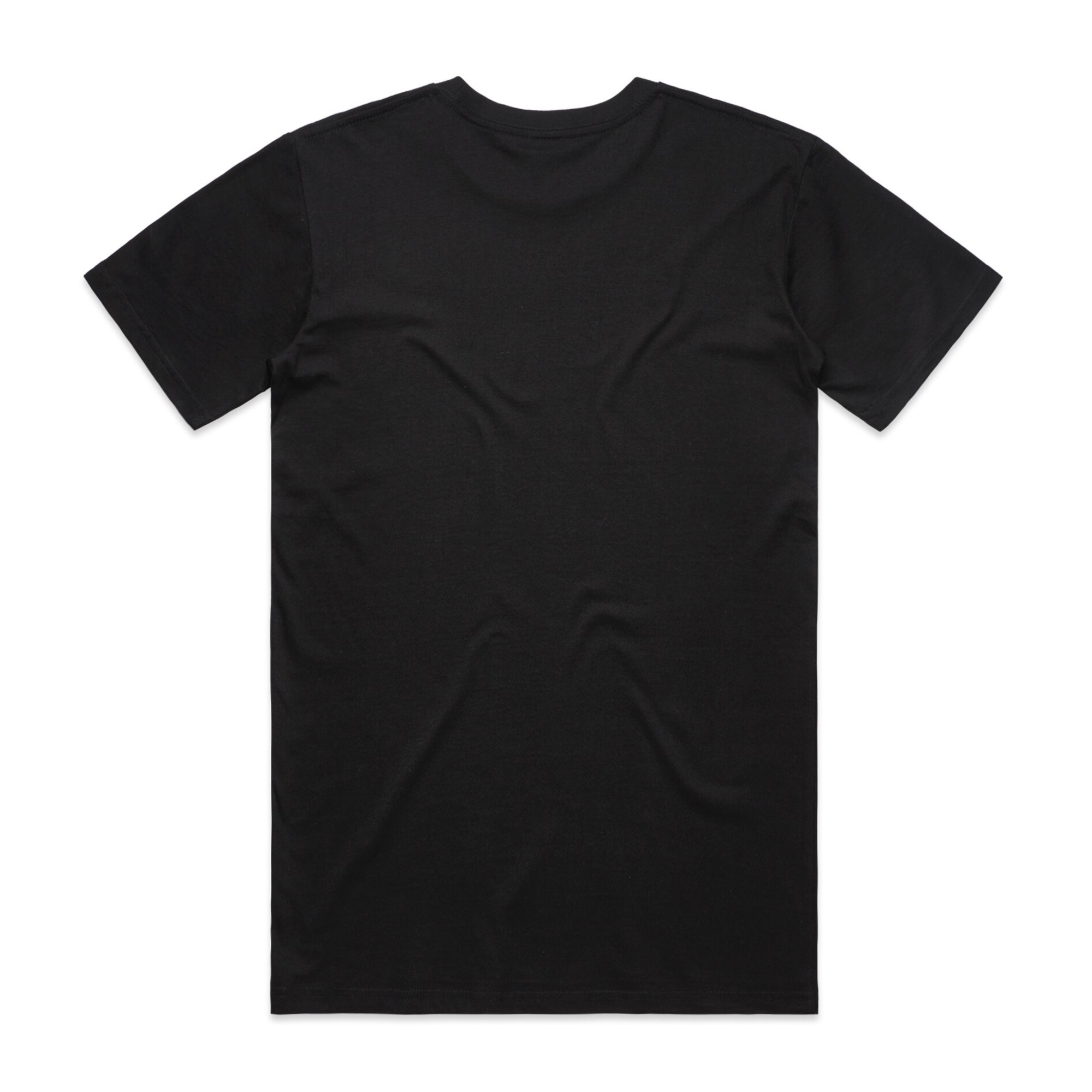 ASColour Mens Staple Tee 4XL–5XL black back ASColour Mens Staple Tee 4XL–5XL black back
