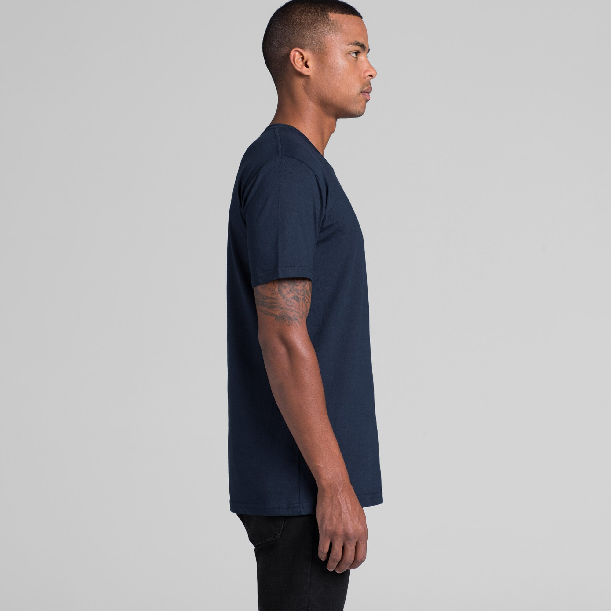 ASColour Mens Staple Tee 4XL–5XL side ASColour Mens Staple Tee 4XL–5XL side