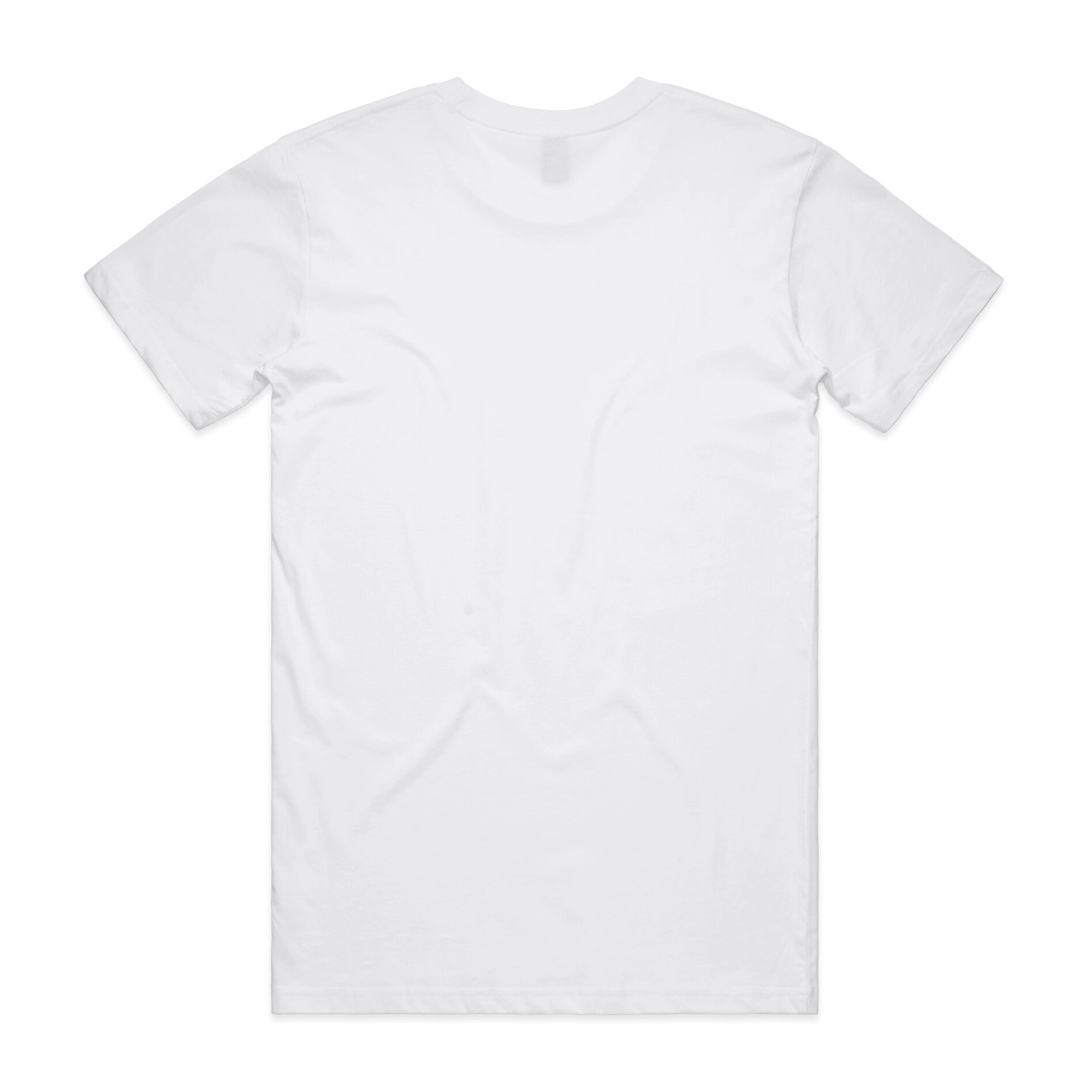 ASColour Mens Staple Tee 4XL–5XL white back ASColour Mens Staple Tee 4XL–5XL white back