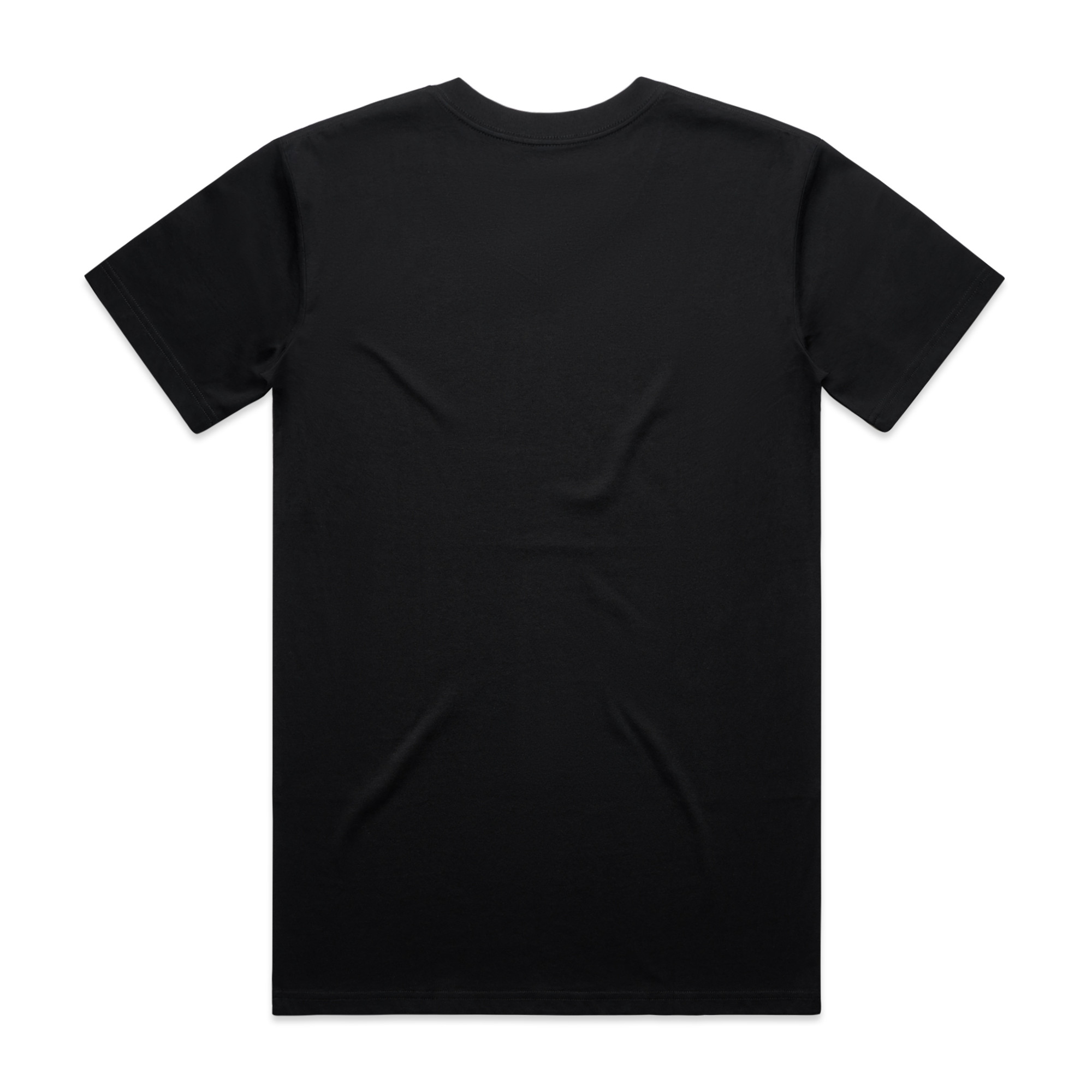 ASColour Mens Staple V Neck black back ASColour Mens Staple V Neck black back